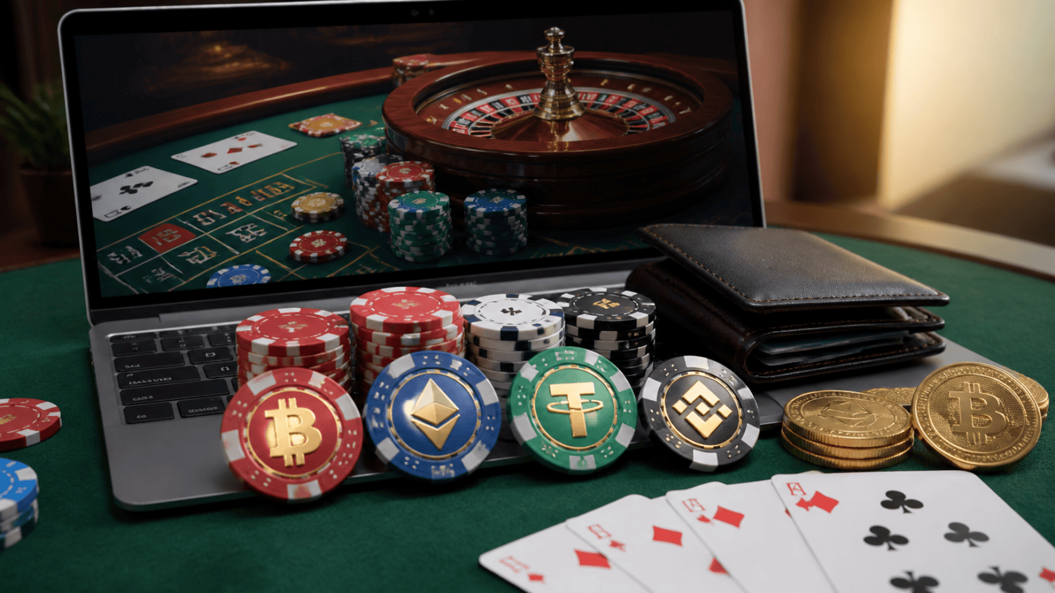 crypto casino online: What Players Should Know Before Starting Crypto casino online interface with chips and digital wallet